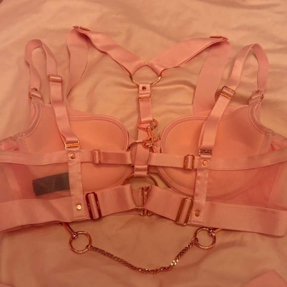 Honey Birdette Kukoro Blush & Rose Gold Set - Picture 7 of 7